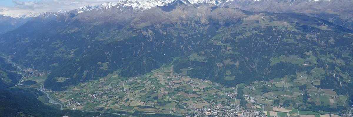 Flugwegposition um 11:50:04: Aufgenommen in der Nähe von Gemeinde Tristach, 9900, Österreich in 2616 Meter